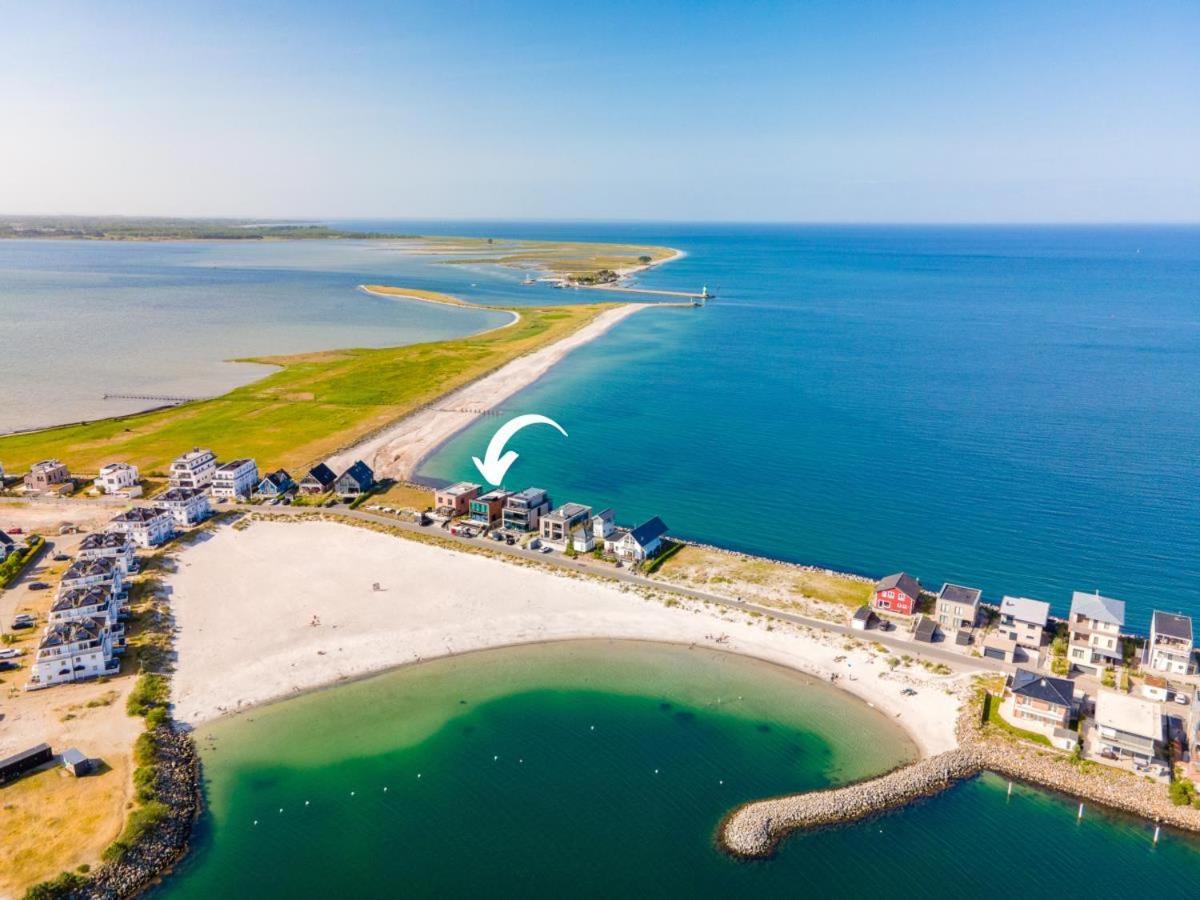 Designer Strandvilla Auf Der Ostsee - Mit Freiem Meerblick Und Dachterrasse Olpenitz Luaran gambar